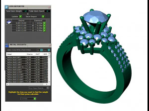 collection of 20 ladies diamond rings - 5 3D Print Model