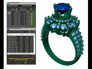 collection of 20 ladies diamond rings - 5 3D Print Model