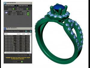 collection of 20 ladies diamond rings - 5 3D Print Model