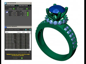 collection of 20 ladies diamond rings - 5 3D Print Model