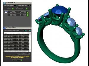 collection of 20 ladies diamond rings - 5 3D Print Model