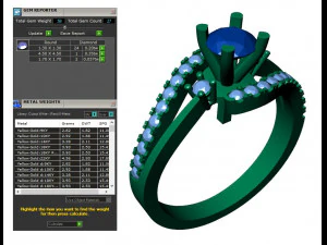 collection of 20 ladies diamond rings - 5 3D Print Model