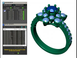 collection of 20 ladies diamond rings - 5 3D Print Model