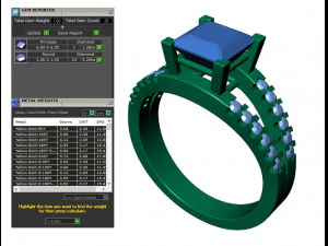 collection of 20 ladies diamond rings - 5 3D Print Model