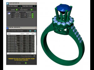 collection of 20 ladies diamond rings - 5 3D Print Model