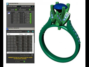 collection of 20 ladies diamond rings - 5 3D Print Model