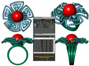 collection of 20 ladies pearl rings - 3 3D Print Model