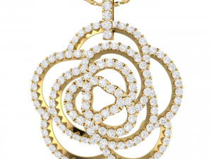 collection of 20 diamond pendant - 2 3D Print Model