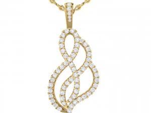 collection of 20 diamond pendant - 2 3D Print Model