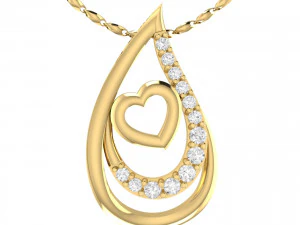 collection of 20 diamond pendant - 2 3D Print Model