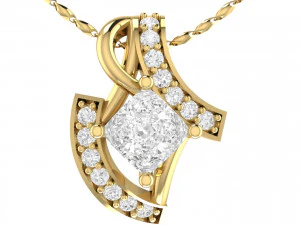 collection of 20 diamond pendant - 2 3D Print Model