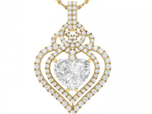 collection of 20 diamond pendant - 2 3D Print Model