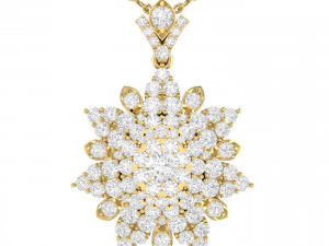 collection of 20 diamond pendant - 2 3D Print Model