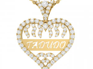 collection of 20 diamond pendant - 2 3D Print Model