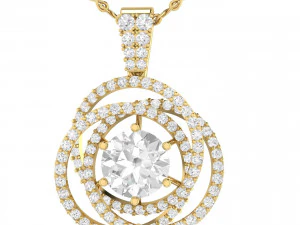 collection of 20 diamond pendant - 2 3D Print Model