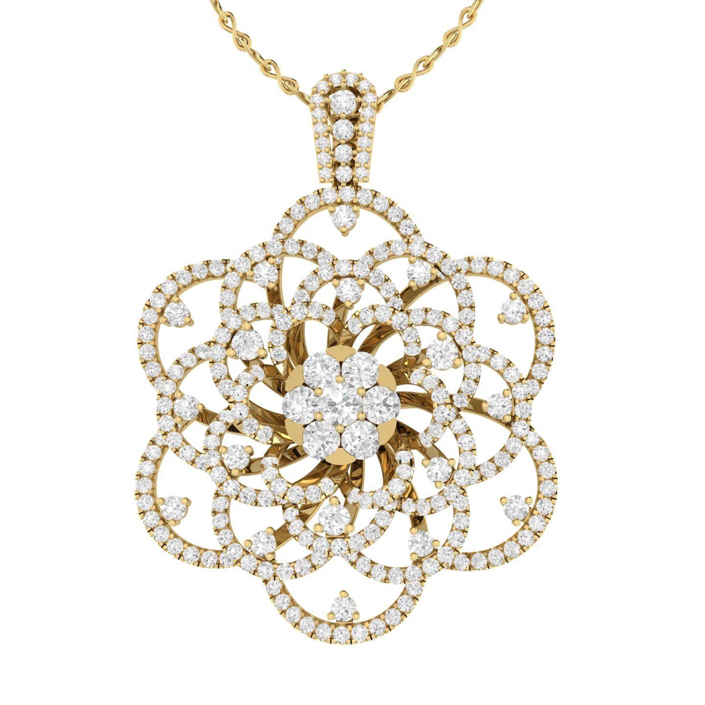collection of 20 diamond pendant - 4 3D Print Model .c4d .max .obj .3ds .fbx .stl .blend