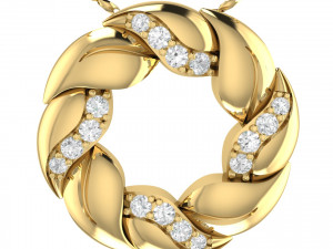 collection of 20 diamond pendant - 4 3D Druckmodell