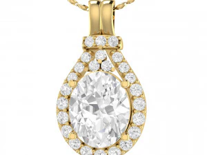 collection of 20 diamond pendant - 4 3D Print Model
