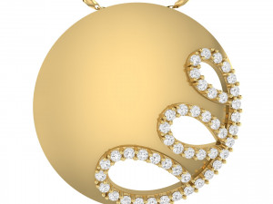 collection of 20 diamond pendant - 4 3D Druckmodell