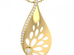 collection of 20 diamond pendant - 4 3D Druckmodell