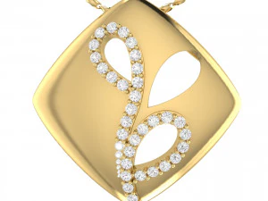 collection of 20 diamond pendant - 4 3D Print Model