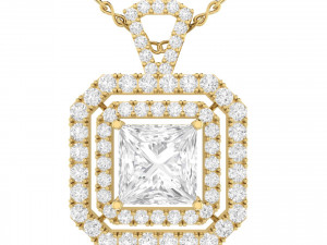collection of 20 diamond pendant - 4 3D Druckmodell