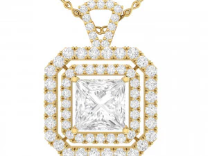 collection of 20 diamond pendant - 4 3D Print Model