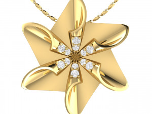 collection of 20 diamond pendant - 4 3D Druckmodell