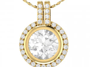 collection of 20 diamond pendant - 4 3D Print Model