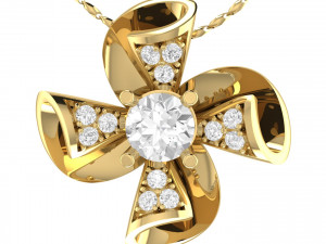 collection of 20 diamond pendant - 4 3D Druckmodell