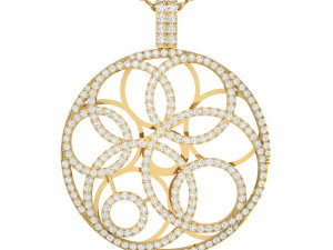 collection of 20 diamond pendant - 4 3D Print Model