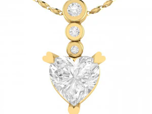 collection of 20 diamond pendant - 5 3D Print Model