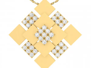 collection of 20 diamond pendant - 5 3D Print Model