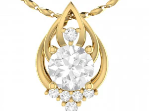 collection of 20 diamond pendant - 5 3D Print Model