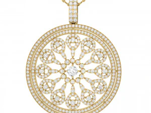 collection of 20 diamond pendant - 5 3D Print Model