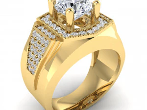 メンズリングmrd1-3 3Dプリントモデル