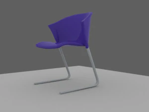 chaise lowpoly obj fbx mb texture Modèle 3D