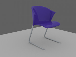 chair lowpoly obj fbx mb texture 3D 모델