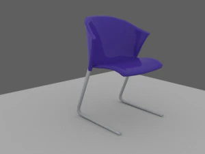 chair lowpoly obj fbx mb texture 3D Model