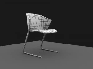 chair lowpoly obj fbx mb texture 3D Model