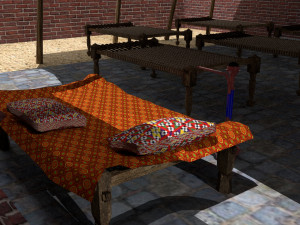 house village fbx mb ma obj texture material uv unwrapped low poly game ready 3D Model