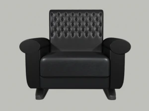 leather armchair 3D Model