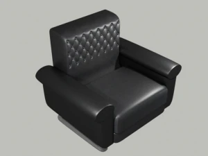 leather armchair 3D Model