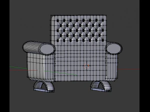 leather armchair 3D Model