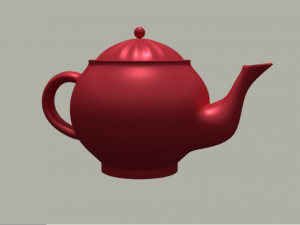 teapot 3D 모델