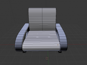 leather armchair 3D Model