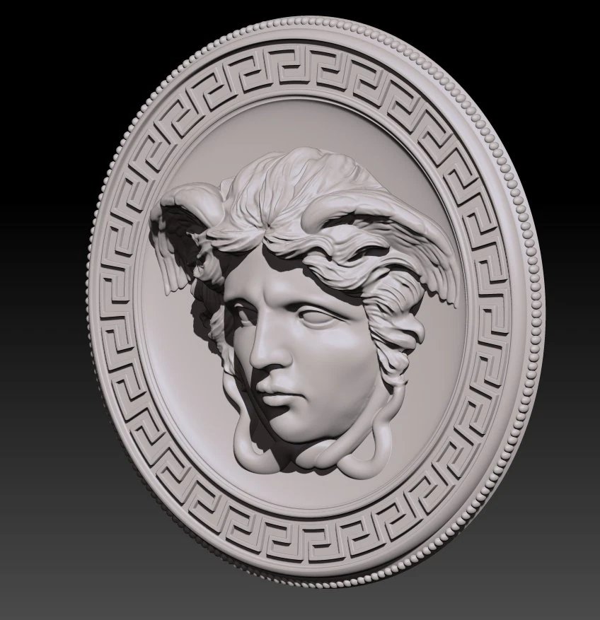 classic rosette versache 3D Print Model .c4d .max .obj .3ds .fbx .stl .blend 