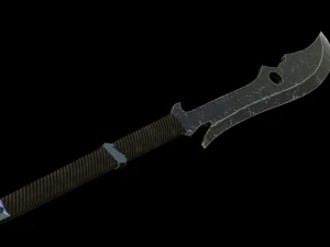 5 low poly swords 3D Model