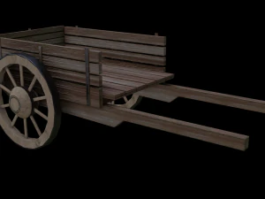 木车低聚 3D 模型