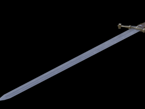 lowpoly sword 3D Model